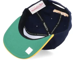 Snapback-Mitchell & Ness Golden State Warriors Team 2 Tone Navy/Gold Snapback -