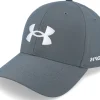 Adjustable | Golf-Under Armour Golf 96 Hat Pitch Gray Adjustable -