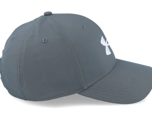 Adjustable | Golf-Under Armour Golf 96 Hat Pitch Gray Adjustable -