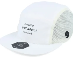 Fashion Pins & Stripes Golf Addict White 5-panel -