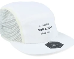 Fashion Pins & Stripes Golf Addict White 5-panel -