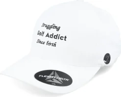 Golf-Pins & Stripes Golf Addict Cord White Delta Flexfit -