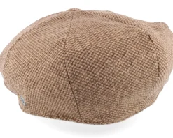 Flat Caps-Jaxon & James Gotham Newsboy Brown Flat Cap -