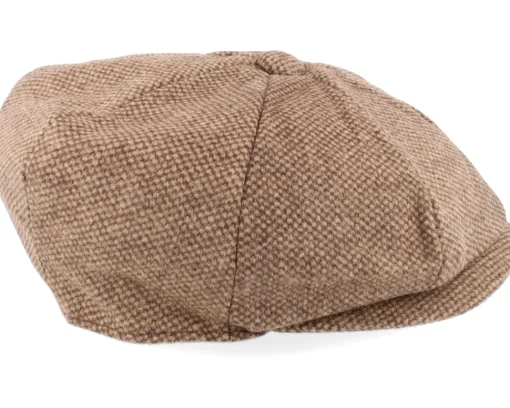 Flat Caps-Jaxon & James Gotham Newsboy Brown Flat Cap -