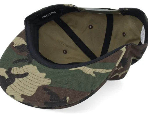 Best Brixton Grade Camo Snapback -