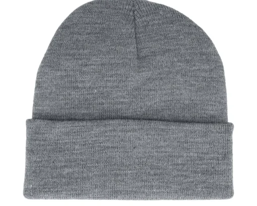 Cuff Beanies | Blank Beanies-Beechfield Granite Cuff - Grey