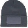 Cuff Beanies | Blank Beanies-Beechfield Graphite Original Patch Cuff - Grey