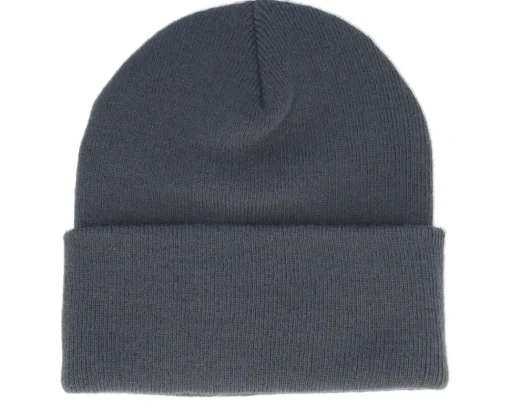 Cuff Beanies | Blank Beanies-Beechfield Graphite Original Patch Cuff - Grey