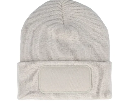 Cuff Beanies | Blank Beanies-Beechfield Graphite Original Patch Cuff - Grey