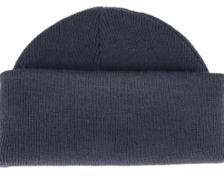 Short Beanies | Blank Beanies-Beechfield Graphite Grey Short Blank Beanie -