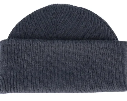 Short Beanies | Blank Beanies-Beechfield Graphite Grey Short Blank Beanie -