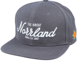 Sale SQRTN Great Norrland Cap Charcoal Snapback -