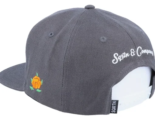 Sale SQRTN Great Norrland Cap Charcoal Snapback -