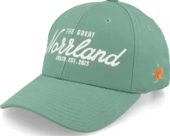 Adjustable-SQRTN Great Norrland Hooked Cap Shadow Green Adjustable -