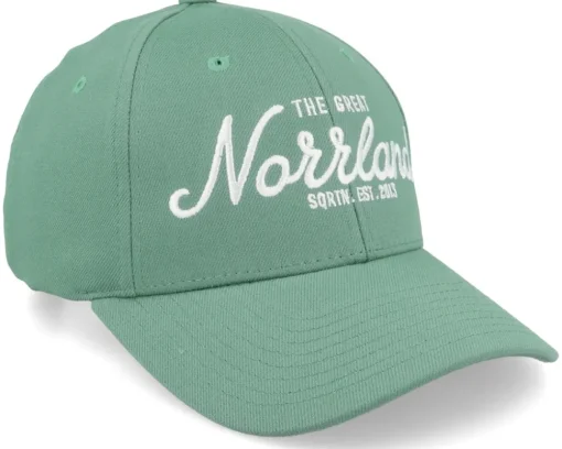 Adjustable-SQRTN Great Norrland Hooked Cap Shadow Green Adjustable -
