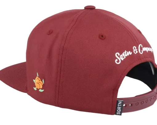 Snapback-SQRTN Great Norrland Maroon Snapback -