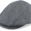 Flat Caps-Beechfield Grey Ivy Cap Flat Cap -