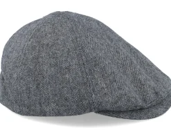 Flat Caps-Beechfield Grey Ivy Cap Flat Cap -