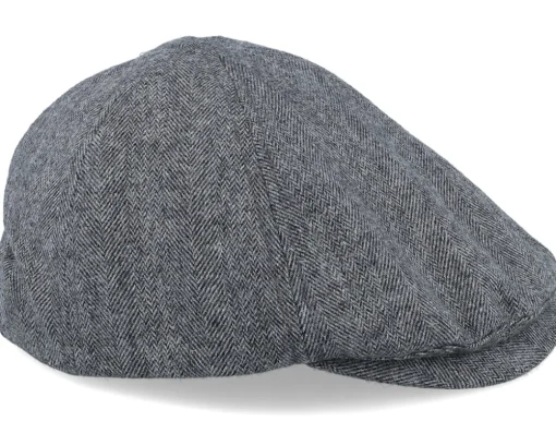 Flat Caps-Beechfield Grey Ivy Cap Flat Cap -