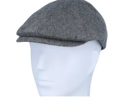 Flat Caps-Beechfield Grey Ivy Cap Flat Cap -
