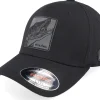 New Skillfish Grisjävel Engraved Patch Black Flexfit -