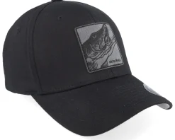 New Skillfish Grisjävel Engraved Patch Black Flexfit -