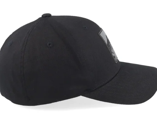 New Skillfish Grisjävel Engraved Patch Black Flexfit -