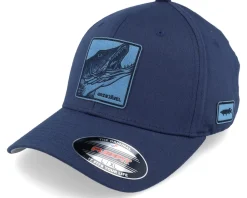 Flexfit-Skillfish Grisjävel Laser Navy Flexfit Wooly Combed -
