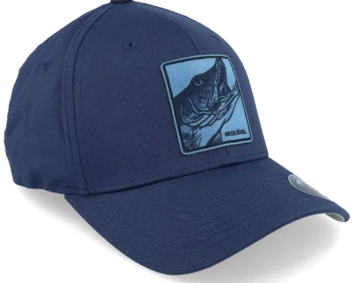 Flexfit-Skillfish Grisjävel Laser Navy Flexfit Wooly Combed -