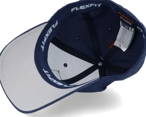 Flexfit-Skillfish Grisjävel Laser Navy Flexfit Wooly Combed -