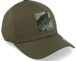 Online Skillfish Grisjävel Laser Olive Wooly Combed Flexfit -