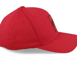 New Skillfish Grisjävel Laser Wooly Combed Red Flexfit -