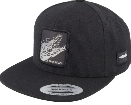 Sale Skillfish Grisjävel Mono Black Snapback -