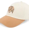 Dad Cap-Wild Spirit Grizzly Bear Washed Stone/Wheat Dad Cap -