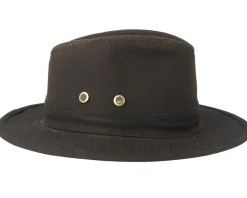 Best MJM Hats Haarlem 10158 Wax Cotton Brown Traveller -