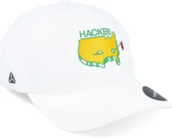 Outlet Pins & Stripes Hackers Golf Logo White Delta Flexfit -
