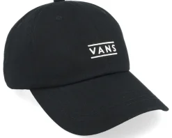 Clearance Vans Half Box Curved Bill Jockey Dad Cap - Black