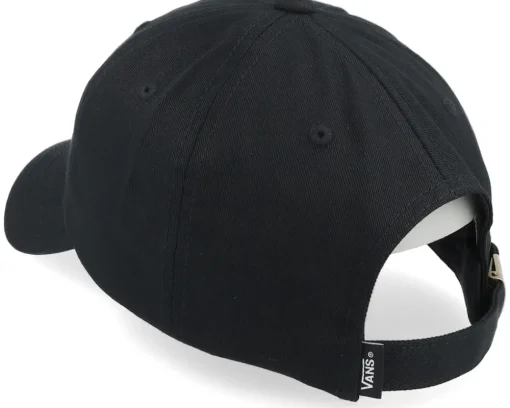 Clearance Vans Half Box Curved Bill Jockey Dad Cap - Black