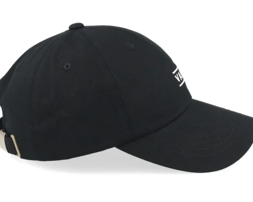 Clearance Vans Half Box Curved Bill Jockey Dad Cap - Black