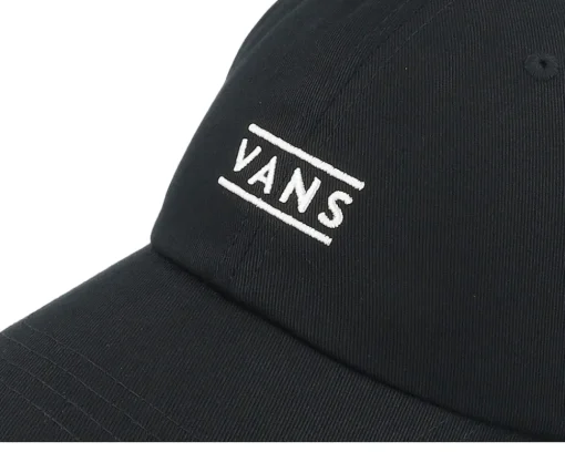 Clearance Vans Half Box Curved Bill Jockey Dad Cap - Black
