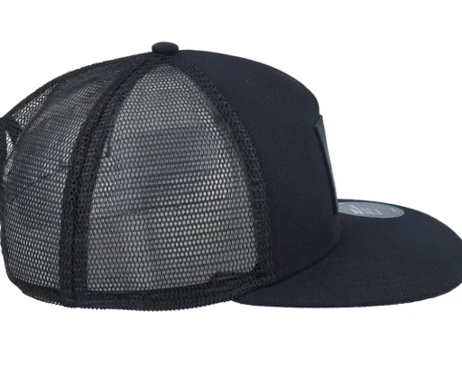 Outdoor-The North Face Half Dome Canvas Black A-Frame Trucker Snapback -