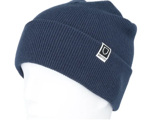 Cuff Beanies-Brixton Harbor Beta Watch Washed Navy Cuff -