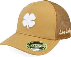 Trucker-Black Clover Hardy 3 Brown A-Frame Trucker -