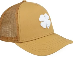 Trucker-Black Clover Hardy 3 Brown A-Frame Trucker -