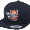 Snapback-Iconic Hatsie The Red Panda Black Snapback -