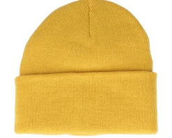 Cuff Beanies-Iconic Hatsie The Red Panda Mustard Cuff -