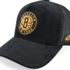 Trucker-Mitchell & Ness Hatstore Exclusive x Brooklyn Nets Amber Velvet Trucker - Black