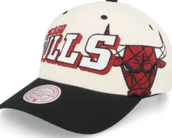 Adjustable-Mitchell & Ness Hatstore Exclusive x Chicago Bulls Netlogo Cream/Black Adjustable -
