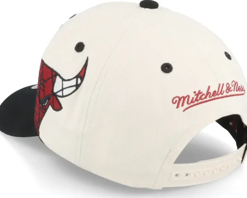 Adjustable-Mitchell & Ness Hatstore Exclusive x Chicago Bulls Netlogo Cream/Black Adjustable -