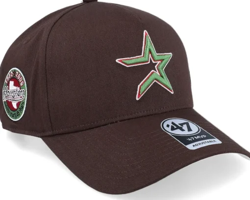 Adjustable-47 Brand Hatstore Exclusive x Houston Astros Coops Sure Shot Mvp Dt Brown A-frame Adjustable -